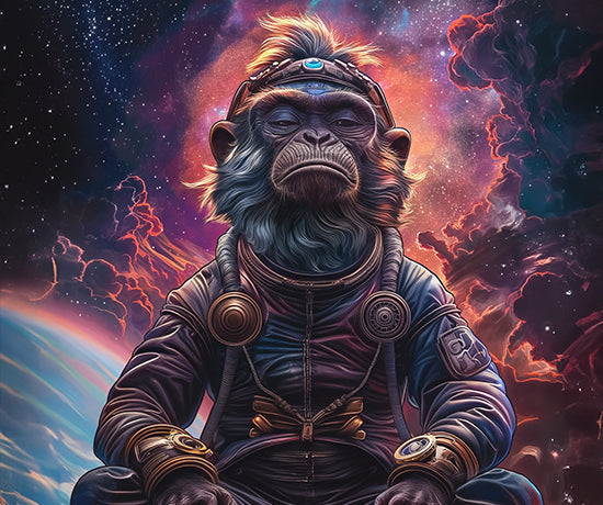 Mystic Meditating Monkeys