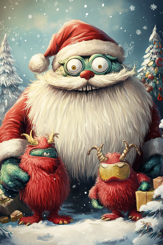 Furry Christmas monster - 3