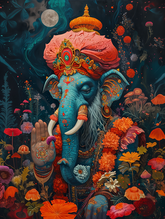 Meditating Ganesha Mystic