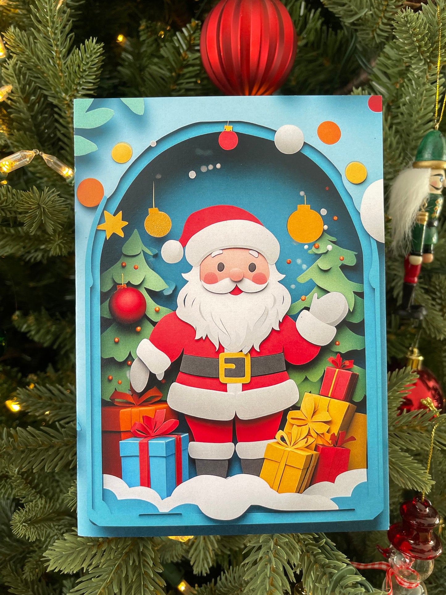 Santa 3D cutout - 1