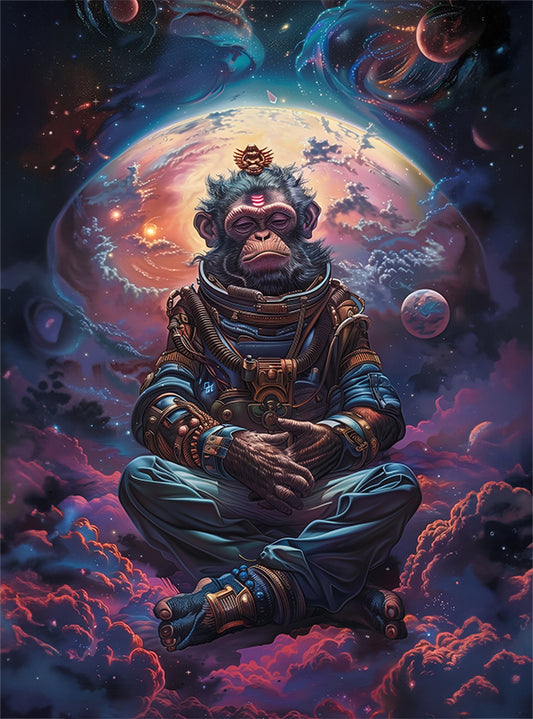 Shiva Space Machine - Meditating Monkey