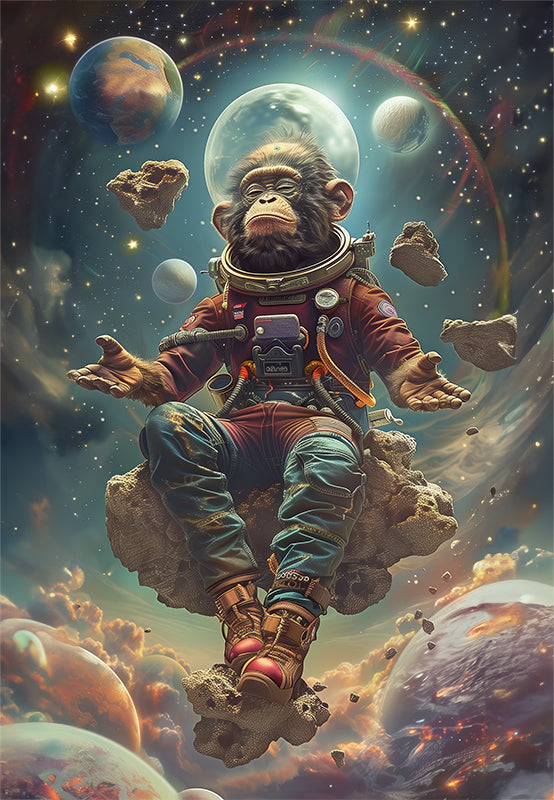 Shiva Space Machine - Meditating Monkey - 2