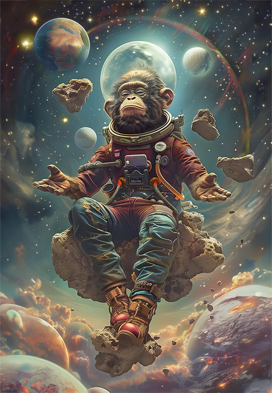 Shiva Space Machine - Meditating Monkey - 2