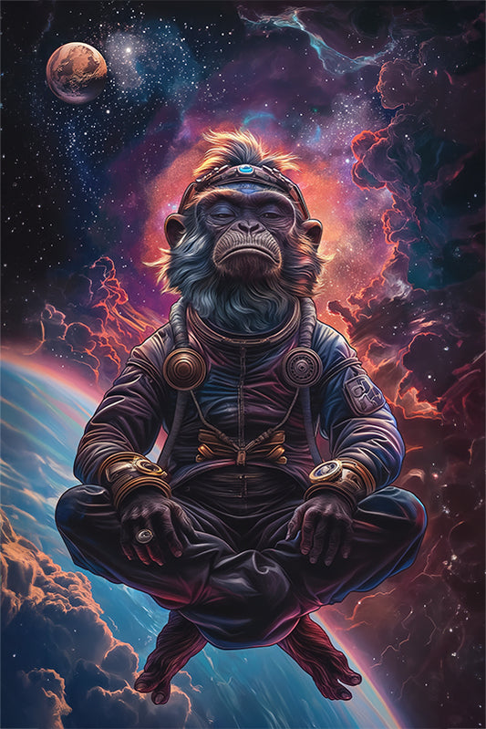 Shiva Space Machine - Meditating Monkey - 3