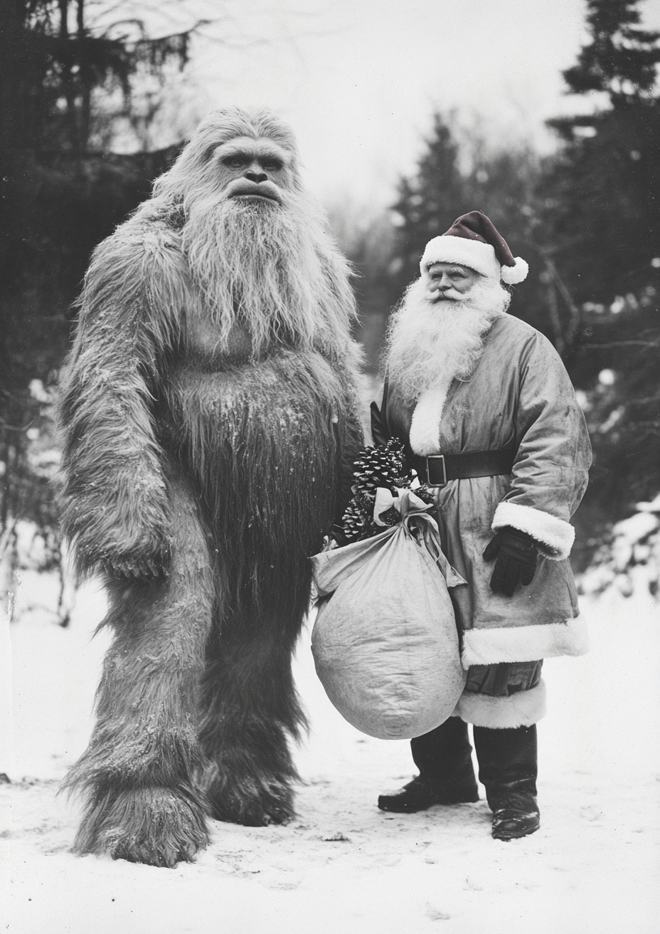 Santa and the Sasquatch