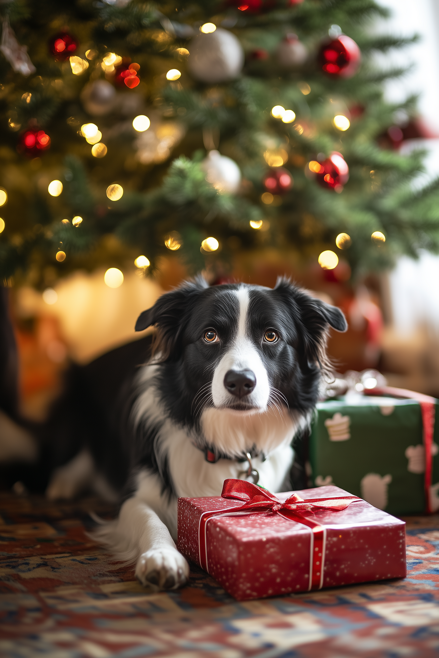 Christmas Dog - Australian Shephard