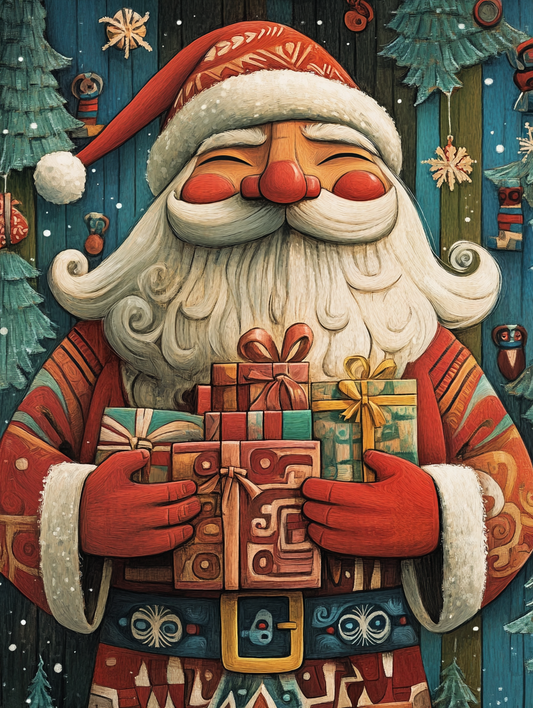 Santa bringing gifts - 2