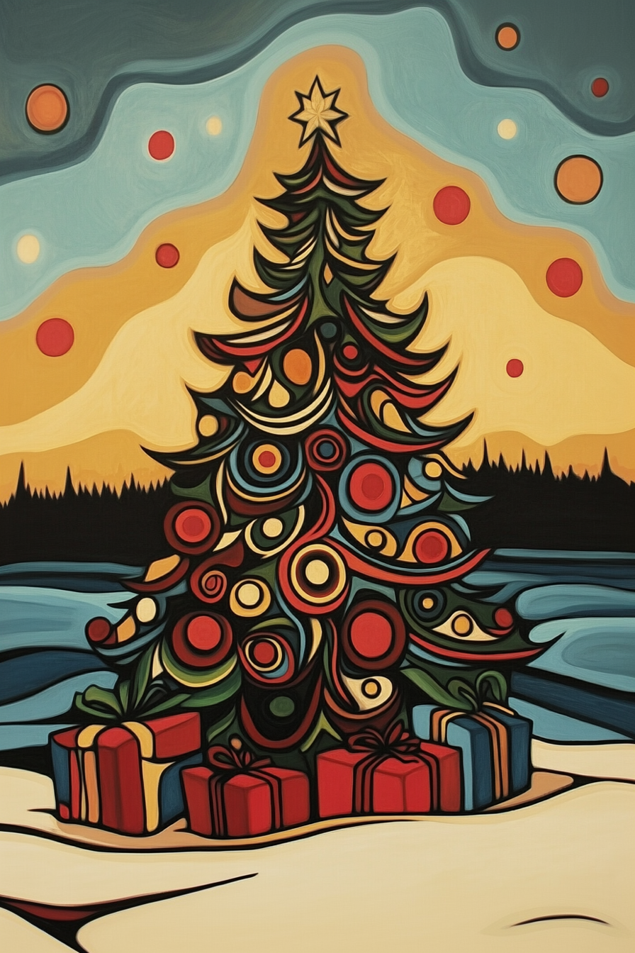 Christmas Tree in the Forest - 7