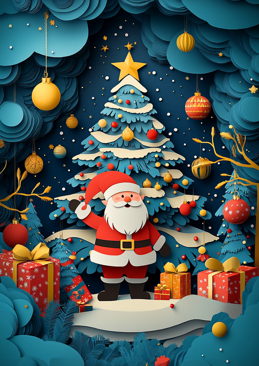 Christmas Tree in the Forest 3D - 3