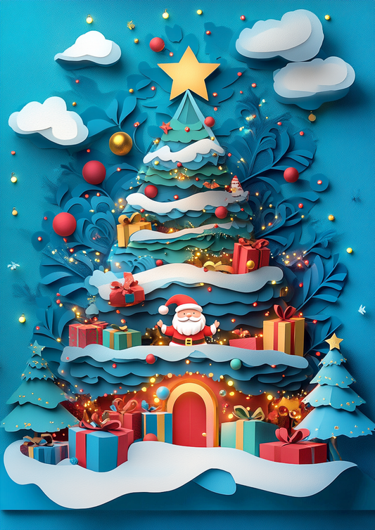 Christmas Tree in the Forest 3D - 4