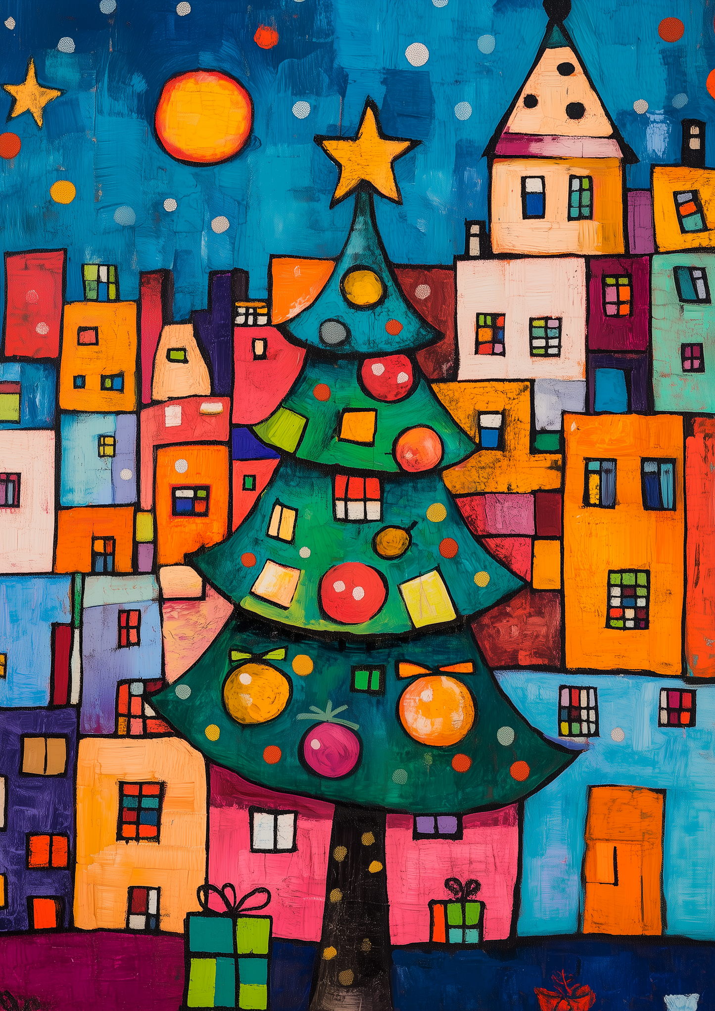 Christmas City Scene - 3