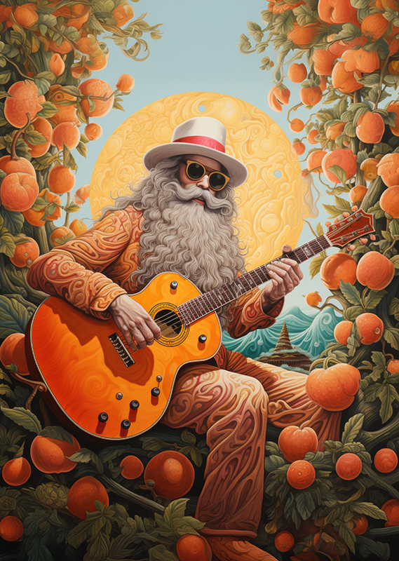 Eat a Peach Guitar Player